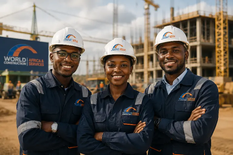 Équipes WCAS sur chantier